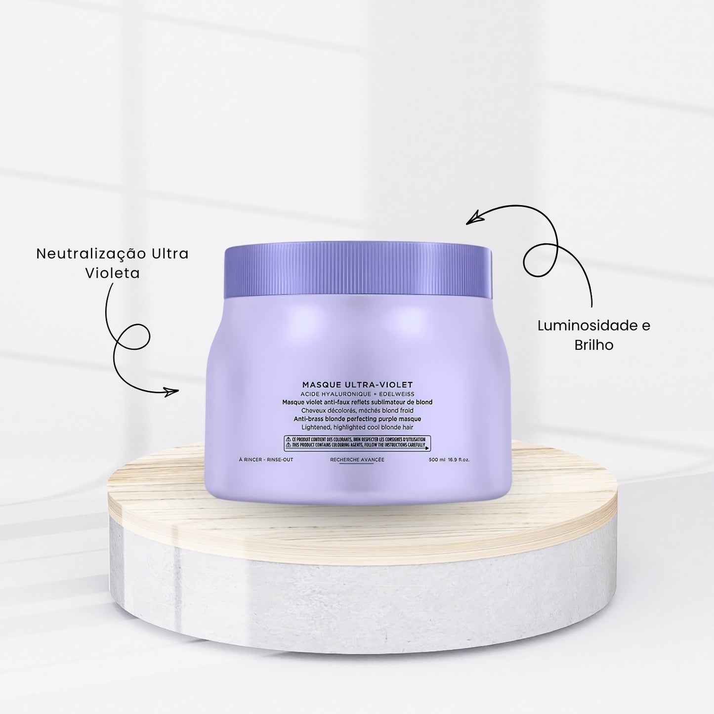 Máscara Kérastase Blond Absolu Ultra Violet 500 g