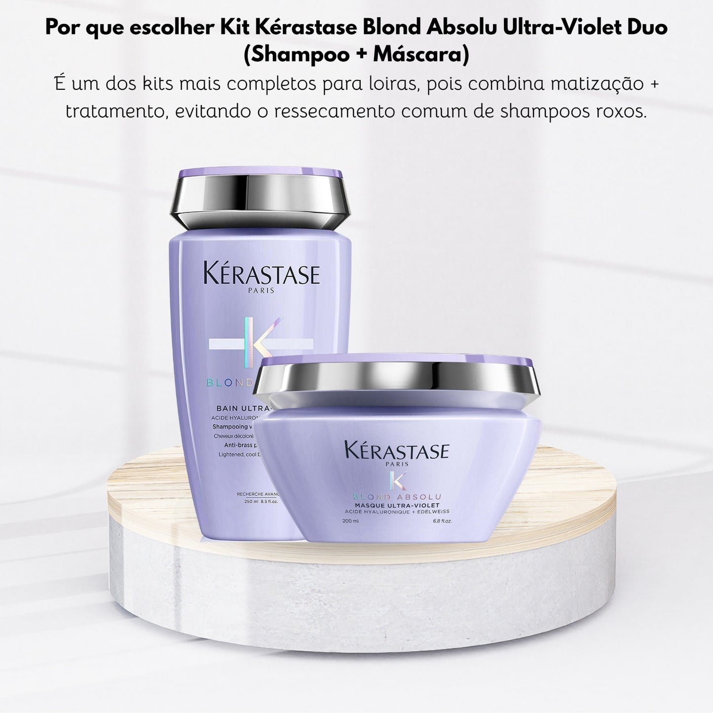 Kit Kérastase Blond Absolu Ultra-Violet Duo (Shampoo + Máscara)
