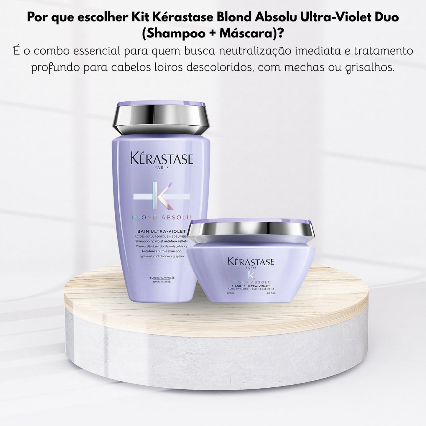 Kit Kérastase Blond Absolu Ultra-Violet Duo (Shampoo + Máscara)