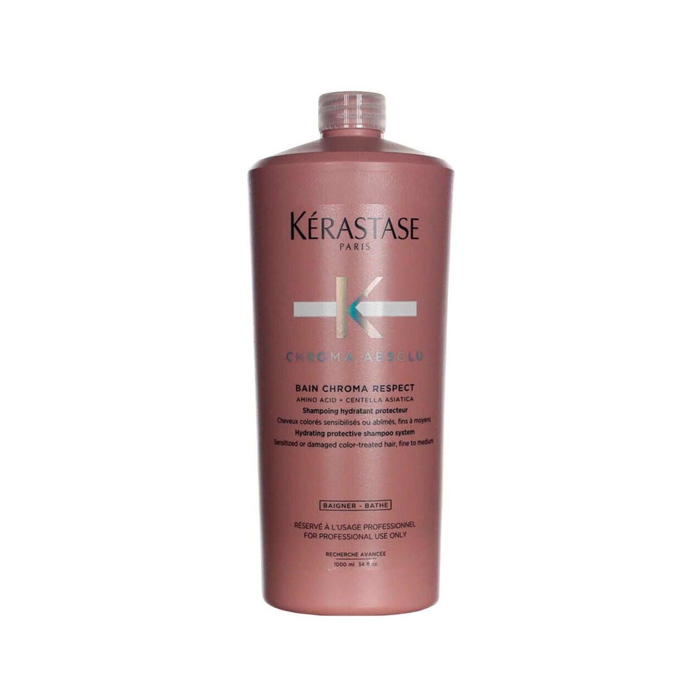Shampoo Kérastase Chroma Absolu Bain Chroma Respect 1 Litro
