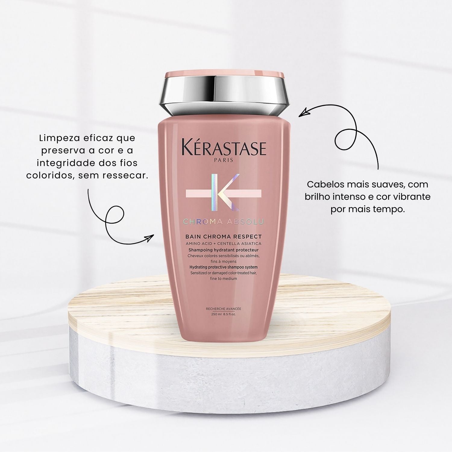 Shampoo Kérastase Chroma Absolu Bain Chroma Respect 250 ml – Doce