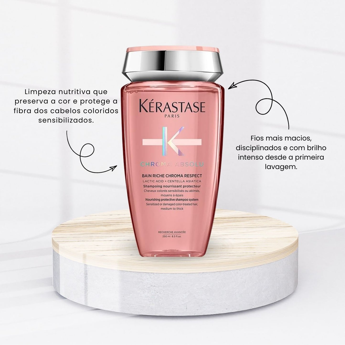 Shampoo Kérastase Chroma Absolu Bain Riche Respect 250 ml