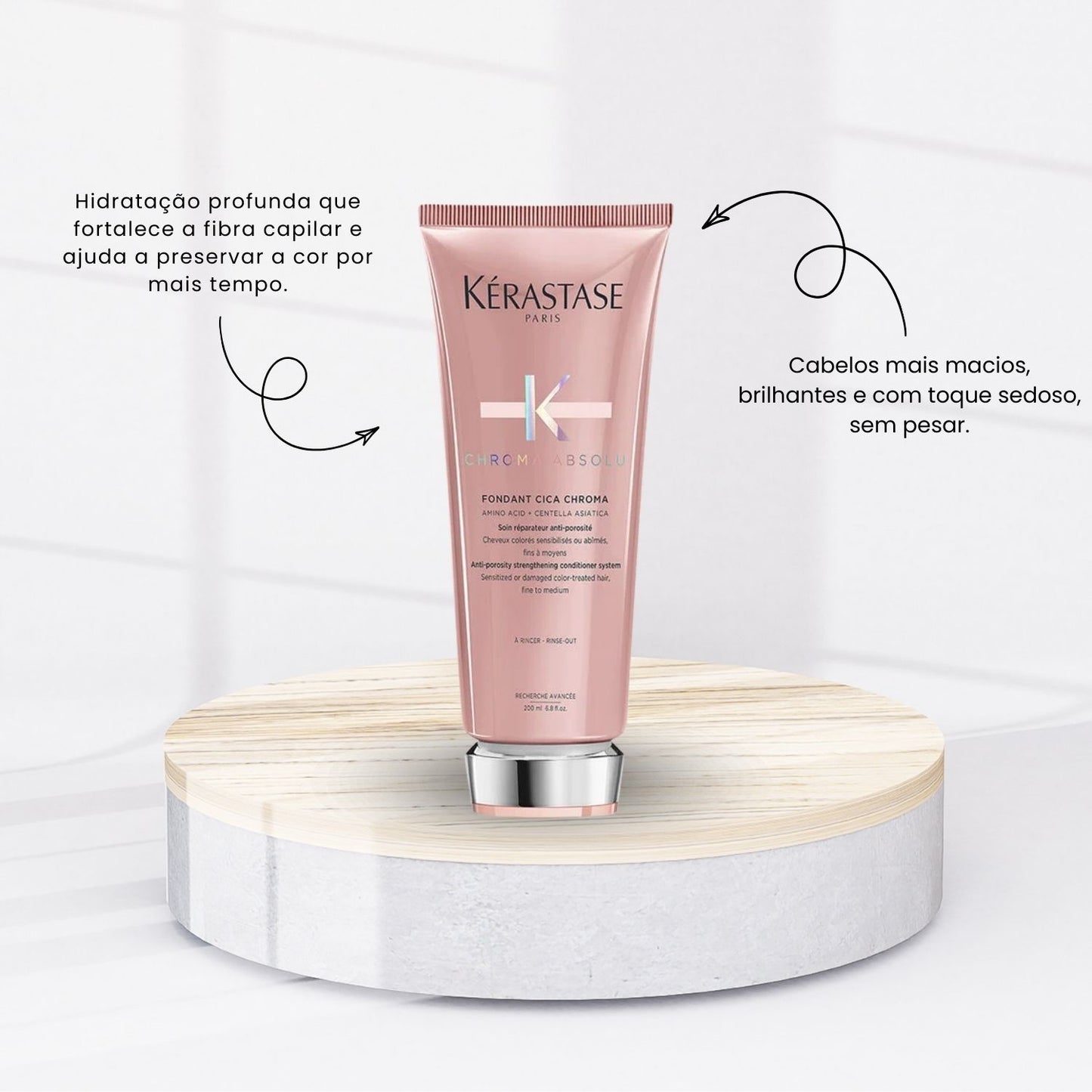 Condicionador Kérastase Chroma Absolu Fondant Cica Chroma 200 ml