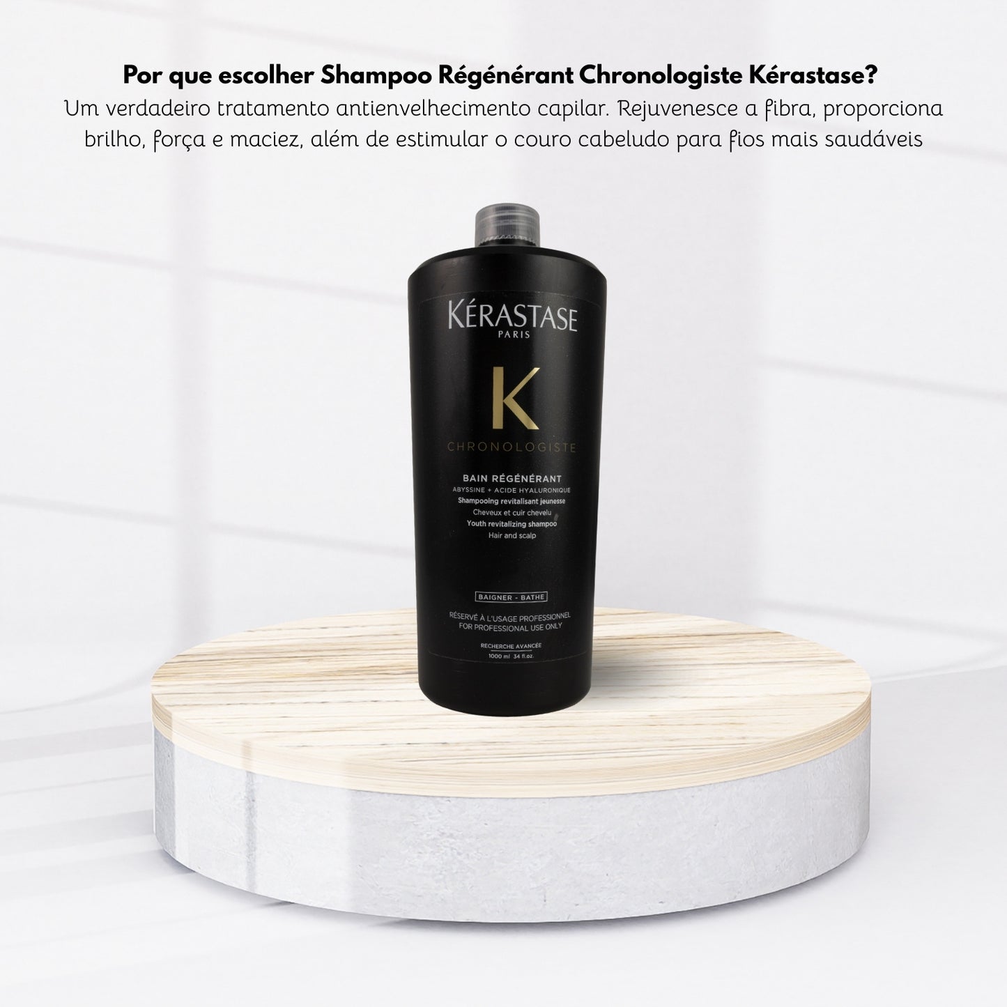Shampoo Kérastase Chronologiste Bain Régénérant 1 Litro