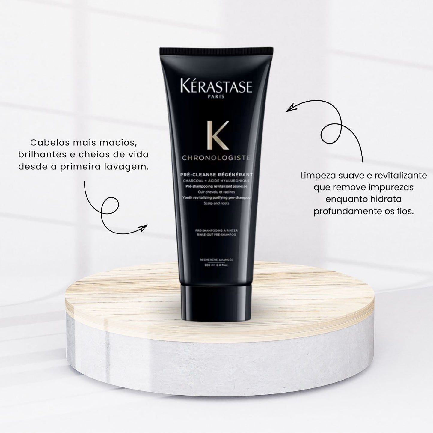 Shampoo Kérastase Chronologiste Revitalizante com Ácido Hialurônico 200 ml