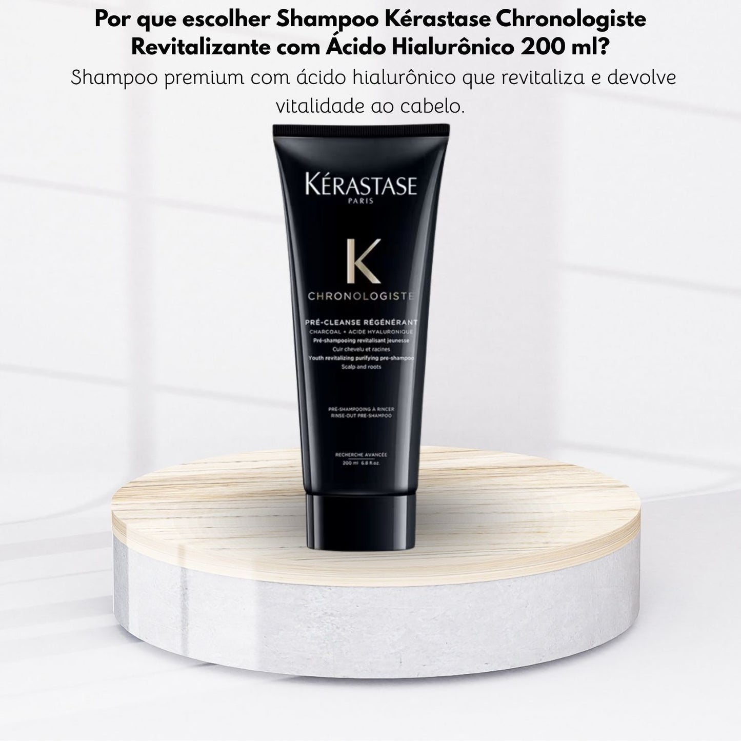 Shampoo Kérastase Chronologiste Revitalizante com Ácido Hialurônico 200 ml