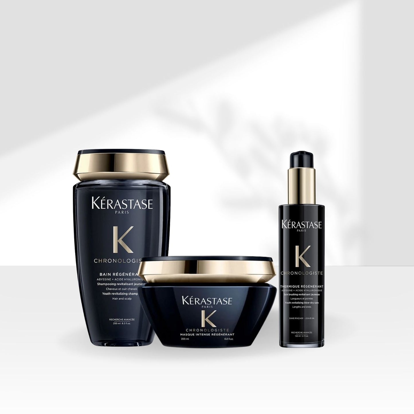 Kit Kérastase Chronologiste Régénérant (Shampoo + Máscara + Leave-in)