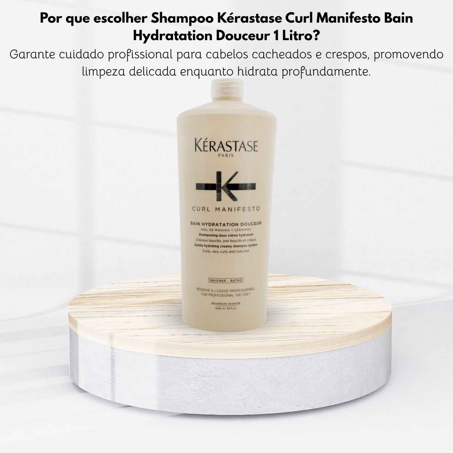 Shampoo Kérastase Curl Manifesto Bain Hydratation Douceur 1 Litro
