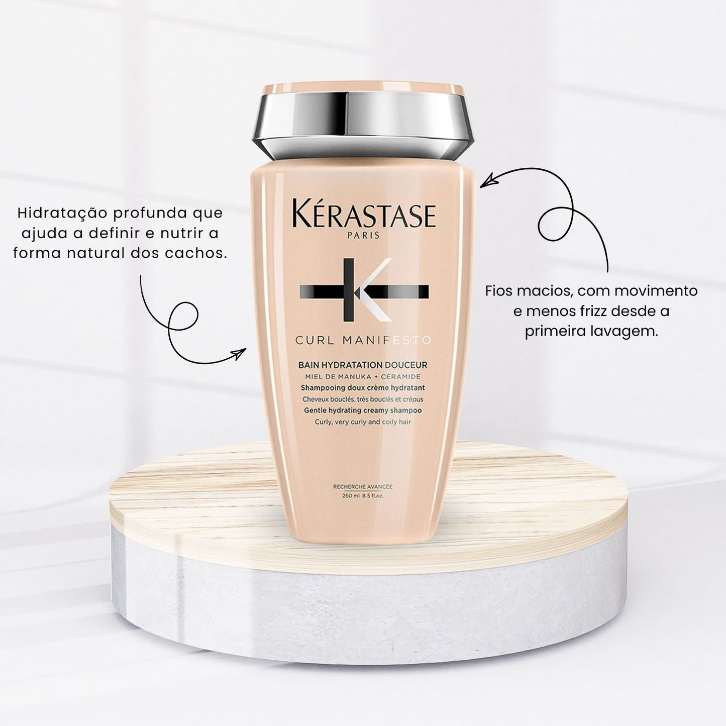 Shampoo Kérastase Curl Manifesto Bain Hydratation Douceur 250 ml