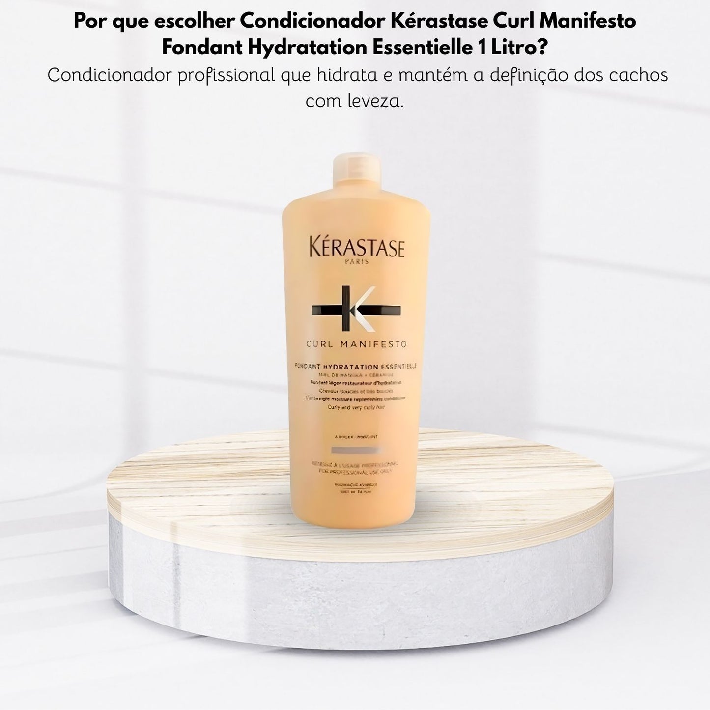 Condicionador Kérastase Curl Manifesto Fondant Hydratation Essentielle 1 Litro