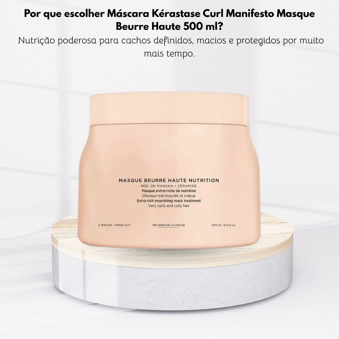Máscara Kérastase Curl Manifesto Masque Beurre Haute 500 ml