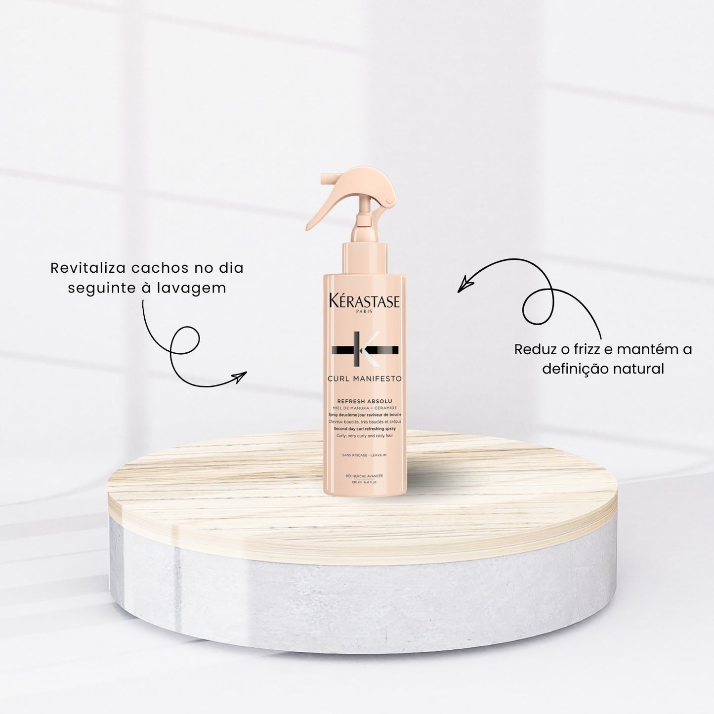 Leave-in Kérastase Curl Manifesto Refresh Absolu Spray 190 ml