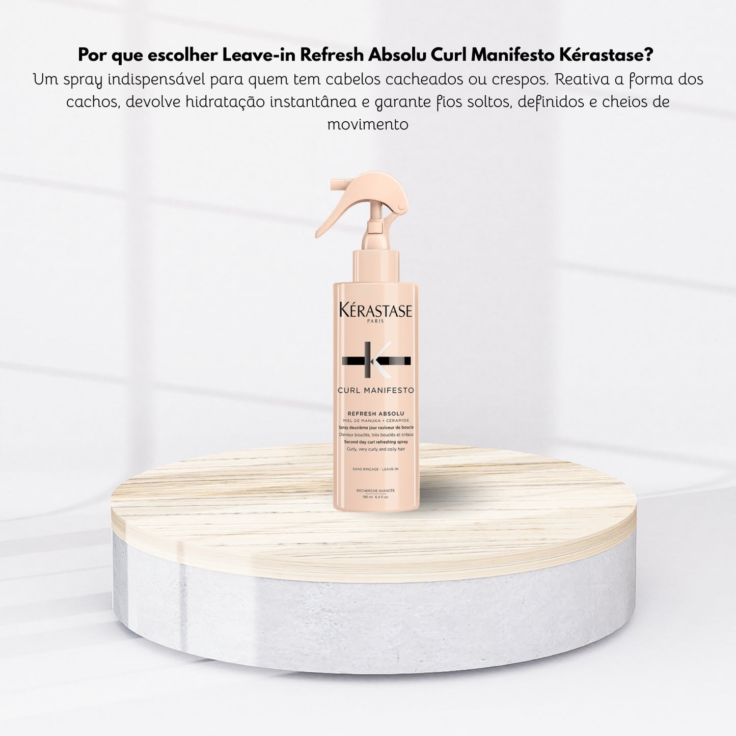 Leave-in Kérastase Curl Manifesto Refresh Absolu Spray 190 ml