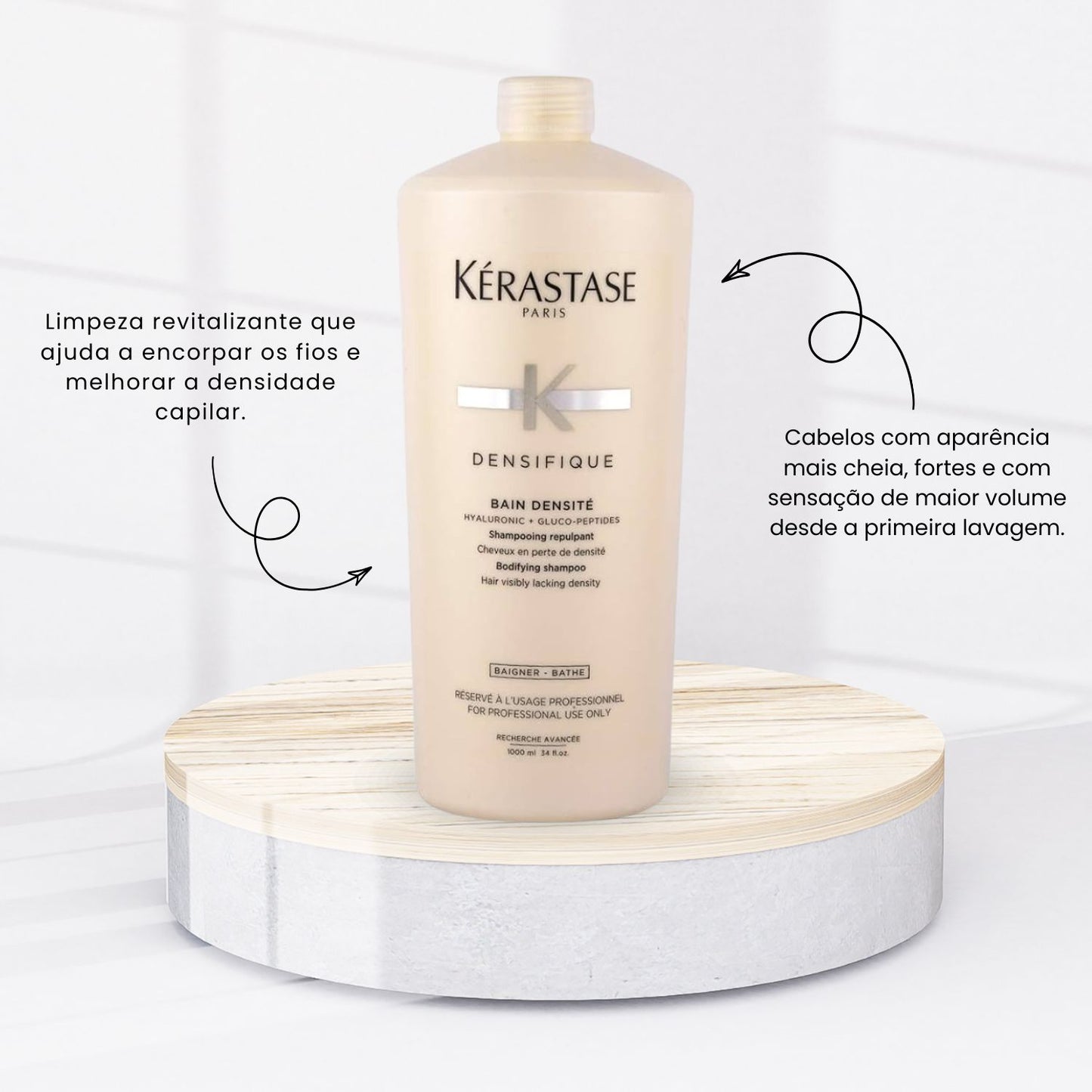 Shampoo Kérastase Densifique Bain Densité 1 Litro