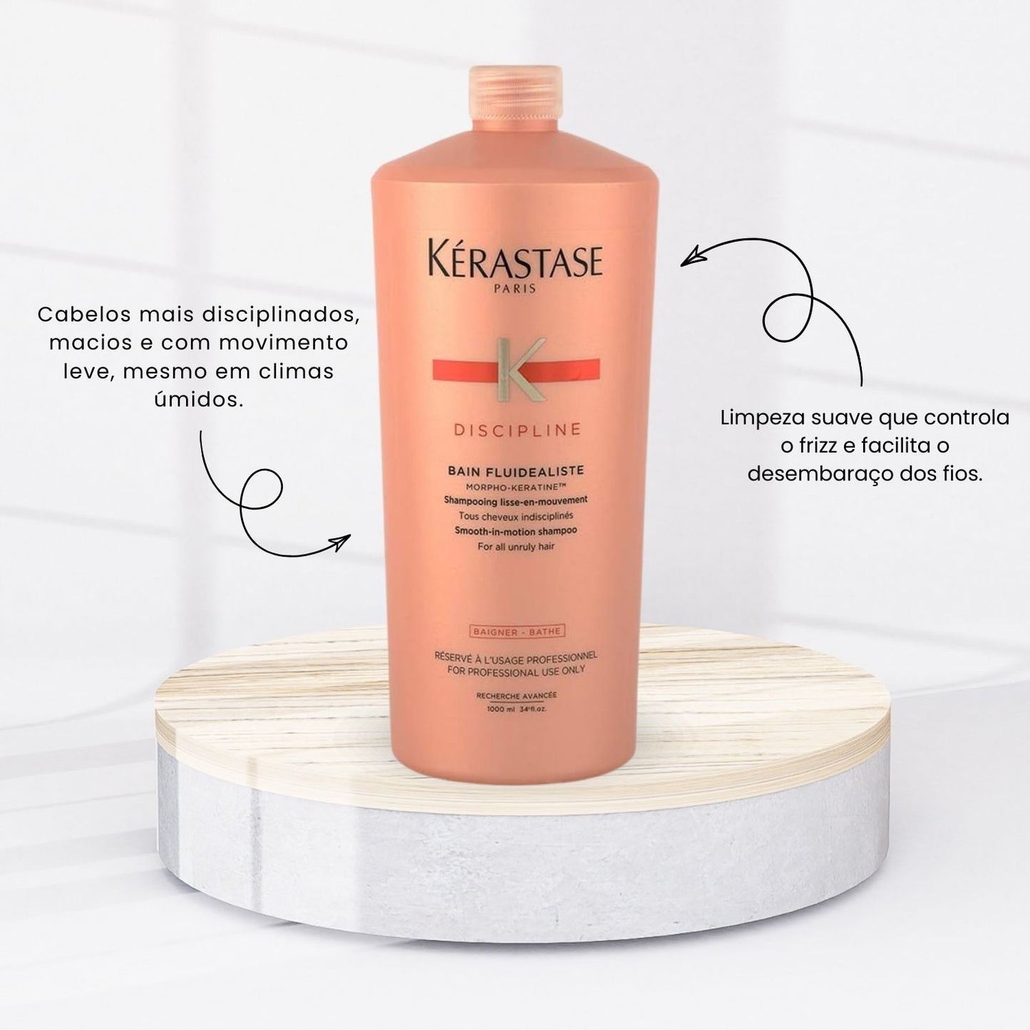 Shampoo Kérastase Discipline Bain Fluidealiste 1 Litro