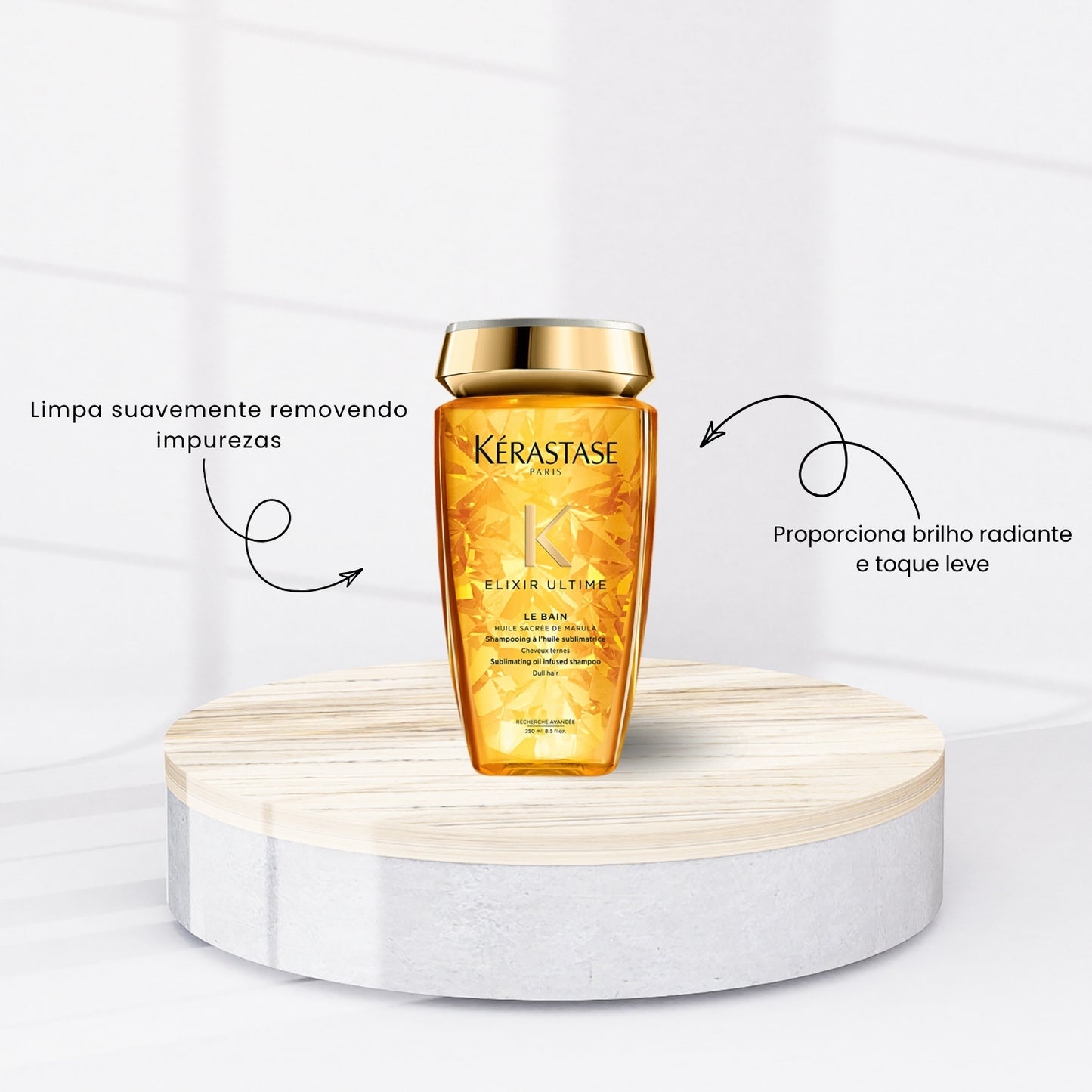 Kit Kérastase Elixir Ultime Masque (Shampoo 250 ml + Máscara 200 ml)