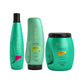 Kit Aneethun Cachos Shampoo 300 ml + Máscara 500 g + Finalizador Ondas e Cachos 250 g para Cabelo Cacheado