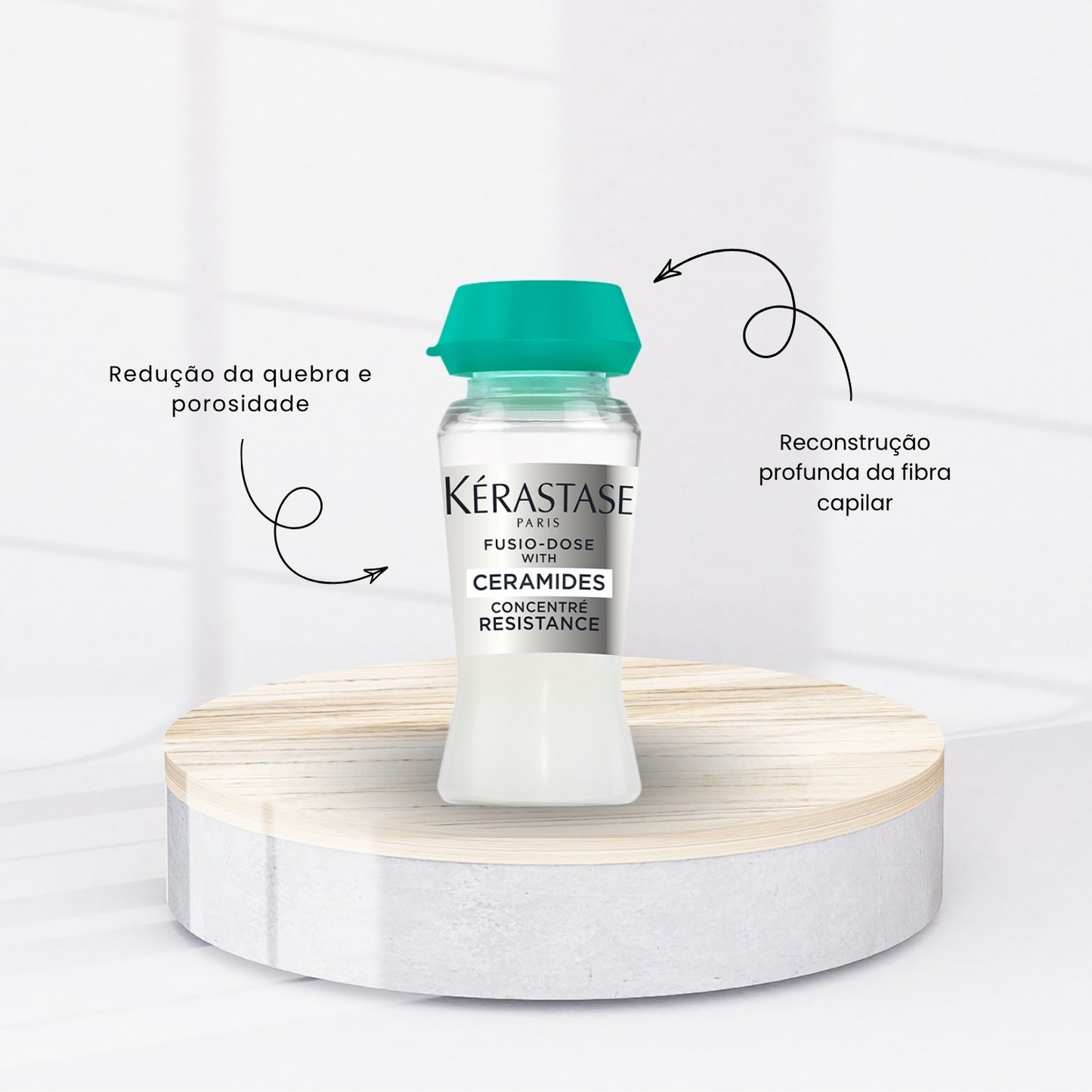 Kit Kérastase Fusio-Dose Concentré Vita Ciment Resistance Ampolas 3 x 12 ml