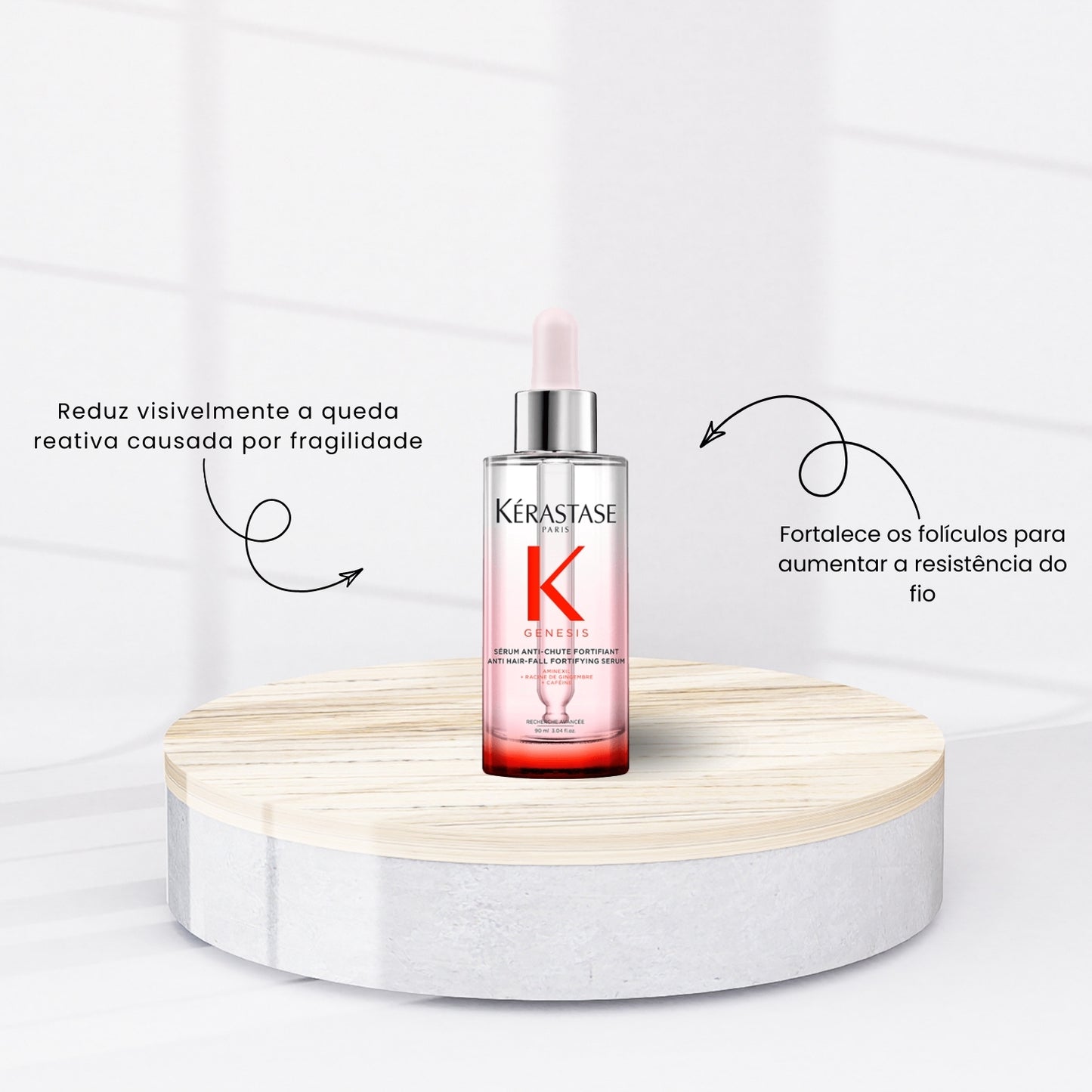 Sérum Kérastase Genesis Anti-Chute Fortifiant Oleo Reparador de Pontas 90 ml