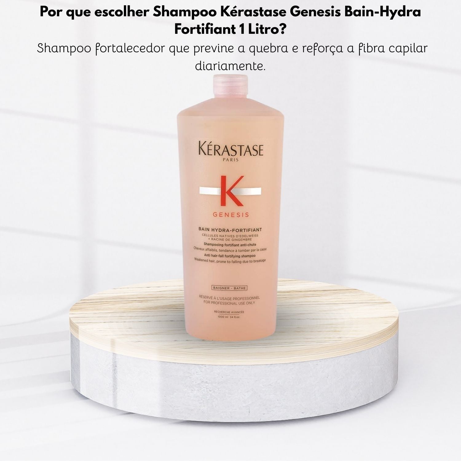 Shampoo Kérastase Genesis Bain-Hydra Fortifiant 1 Litro – Doce Beleza
