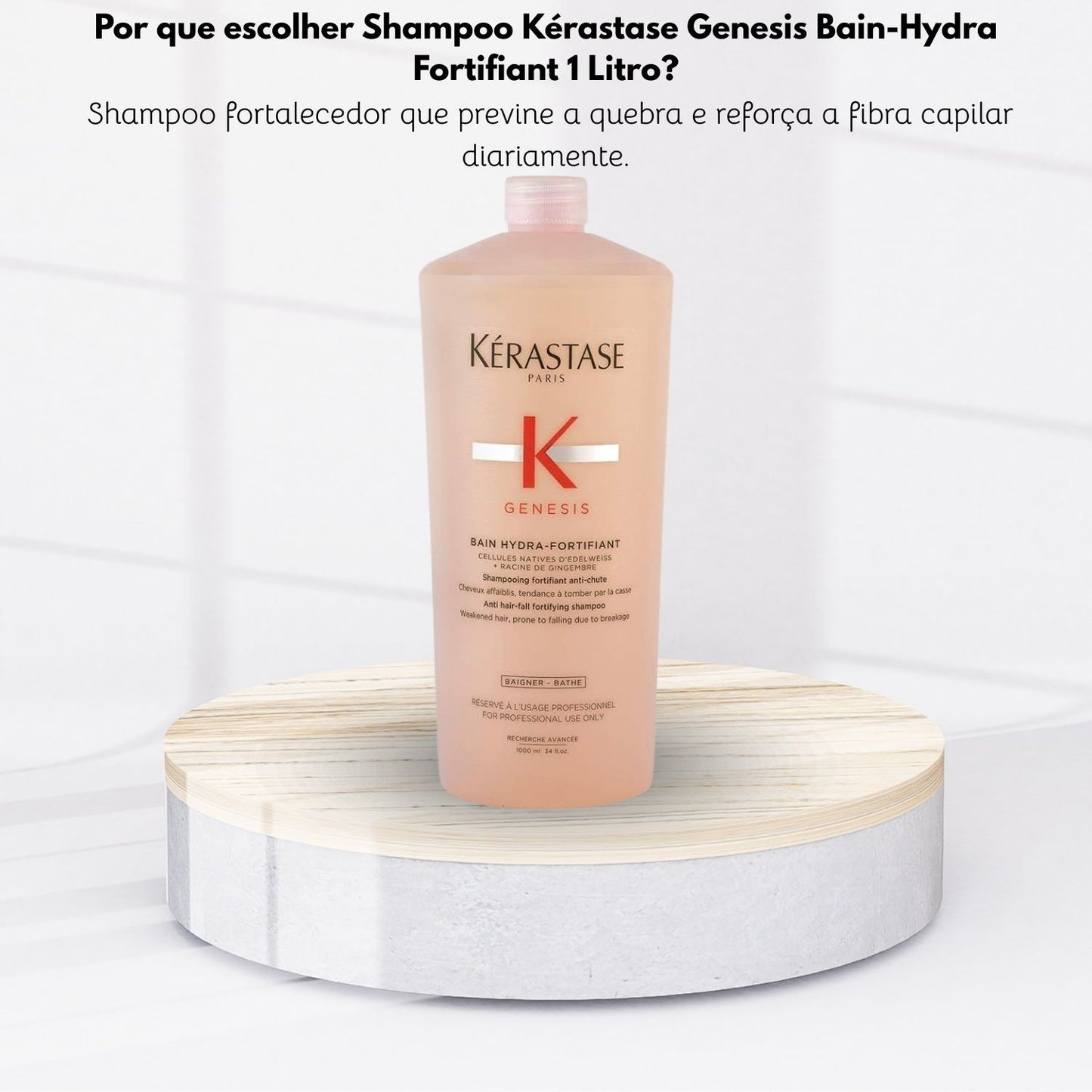 Shampoo Kérastase Genesis Bain-Hydra Fortifiant 1 Litro