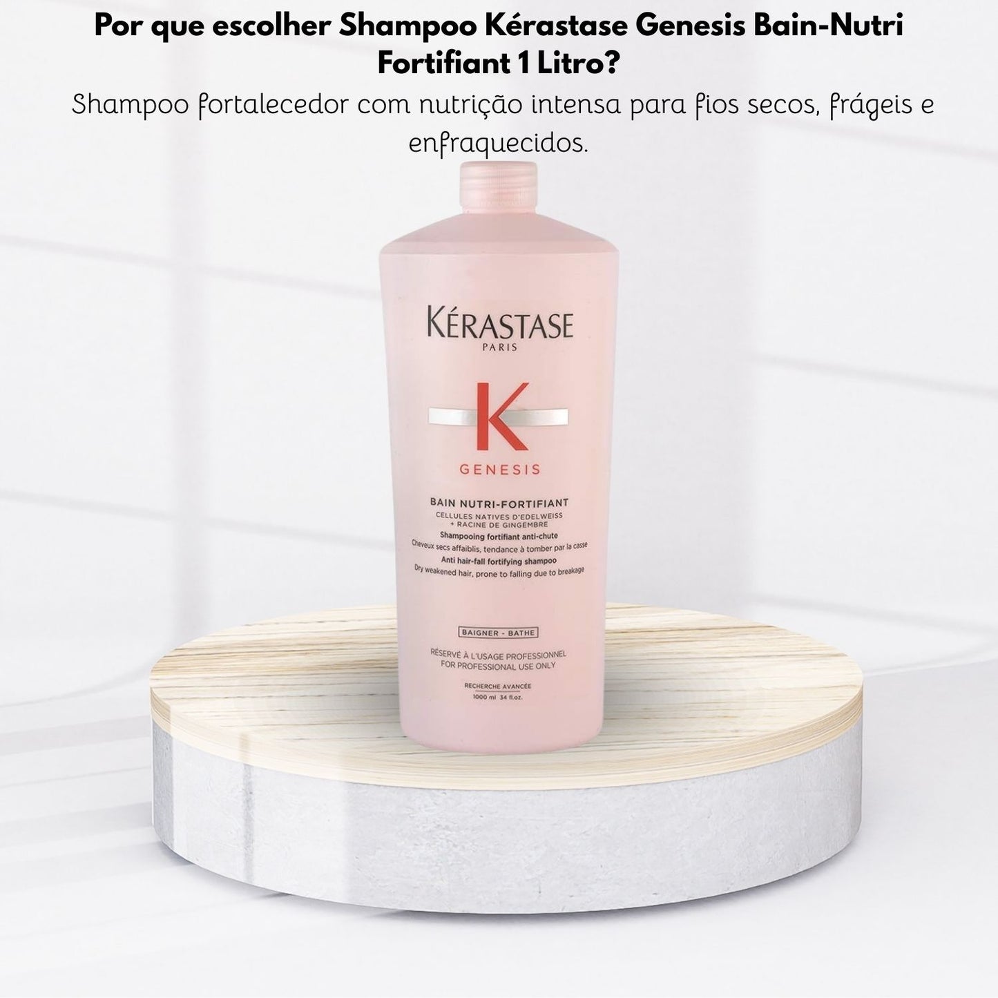 Shampoo Kérastase Genesis Bain-Nutri Fortifiant 1 Litro