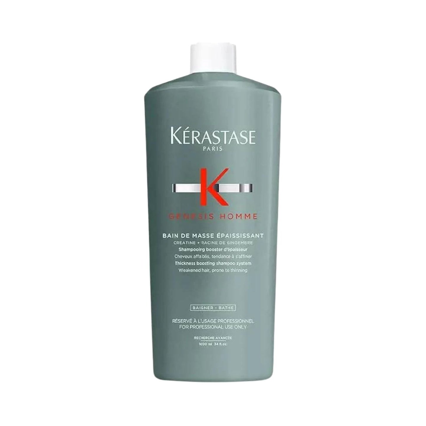 Shampoo Kérastase Genesis Homme Bain Masse 1 Litro