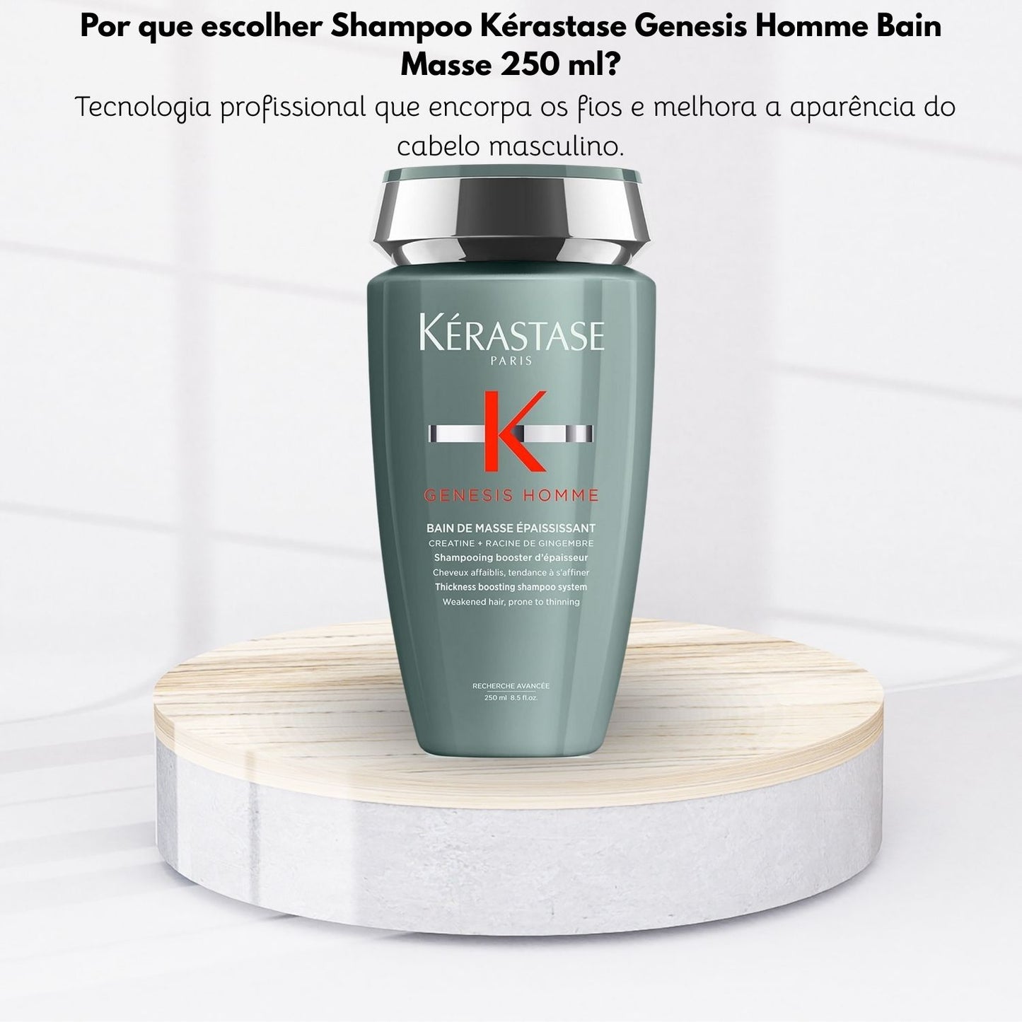 Shampoo Kérastase Genesis Homme Bain Masse 250 ml