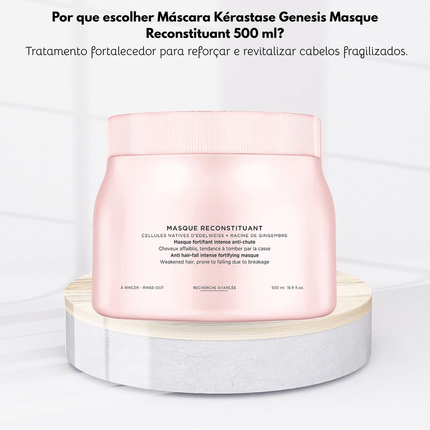 Máscara Kérastase Genesis Masque Reconstituant 500 ml – Doce Beleza