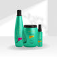 Kit Aneethun Cachos Shampoo 300 ml + Máscara 500 g + Oleo 55 ml para Cabelo Cacheado