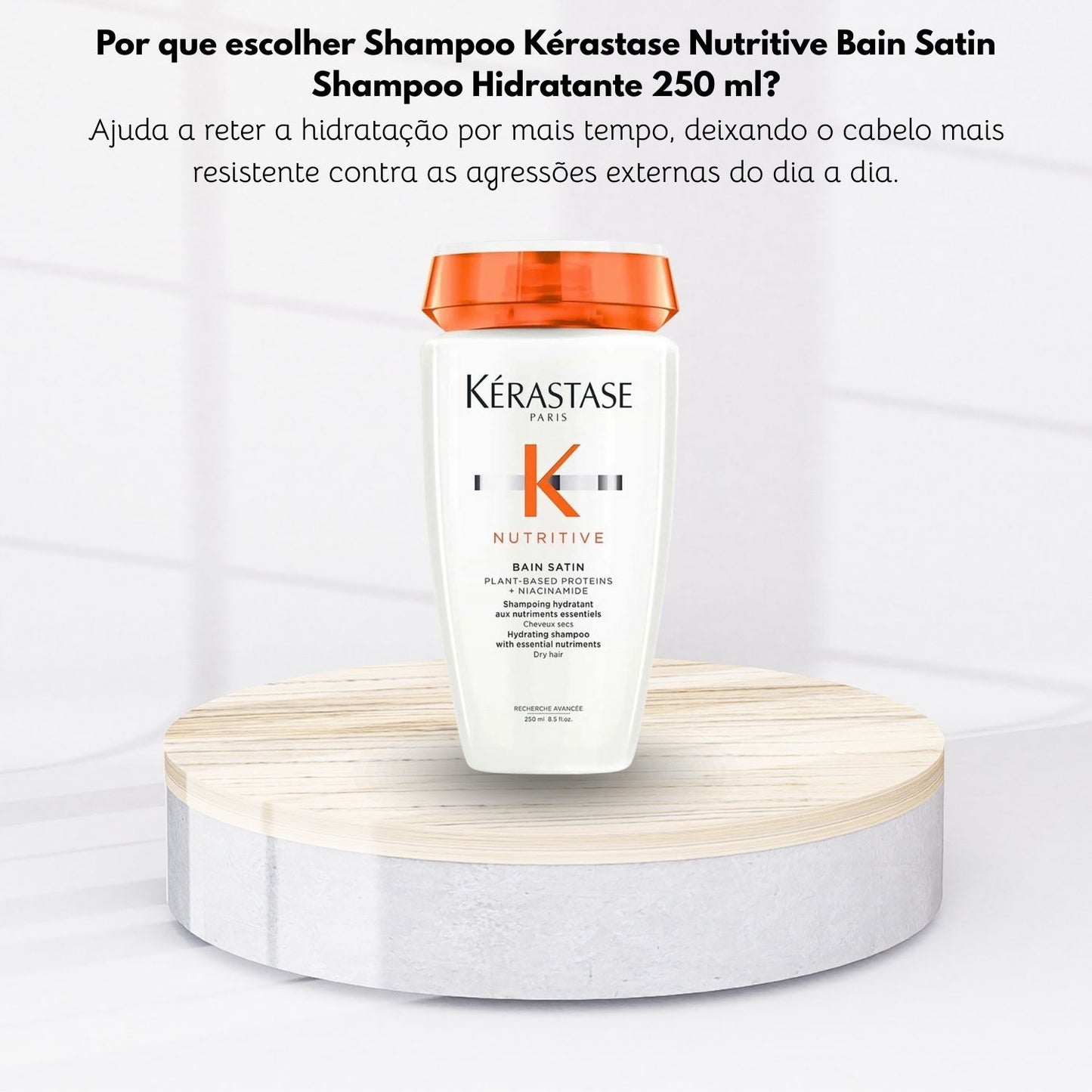 Shampoo Kérastase Nutritive Bain Satin Shampoo Hidratante 250 ml