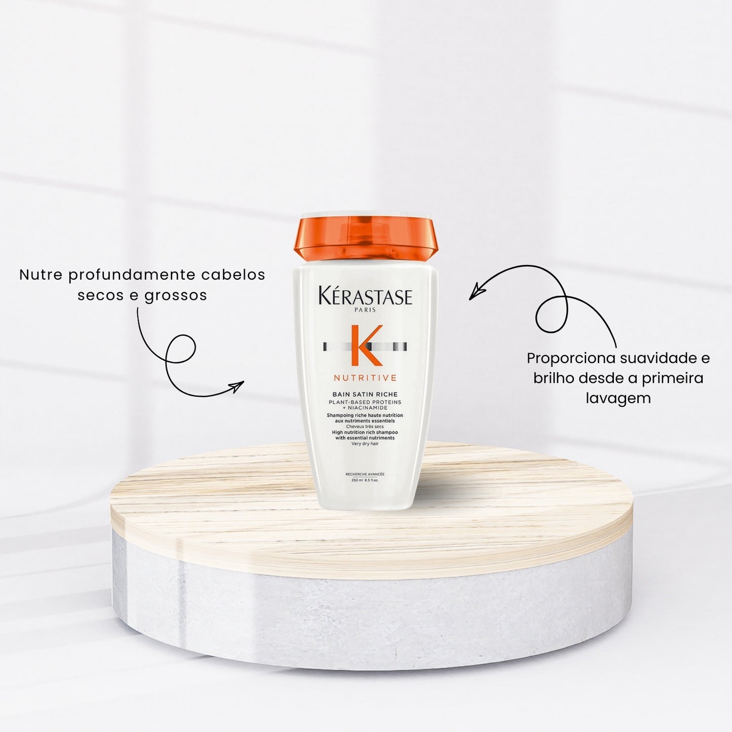 Shampoo Kérastase Nutritive Bain Satin Riche Shampoo Hidratante 250 ml