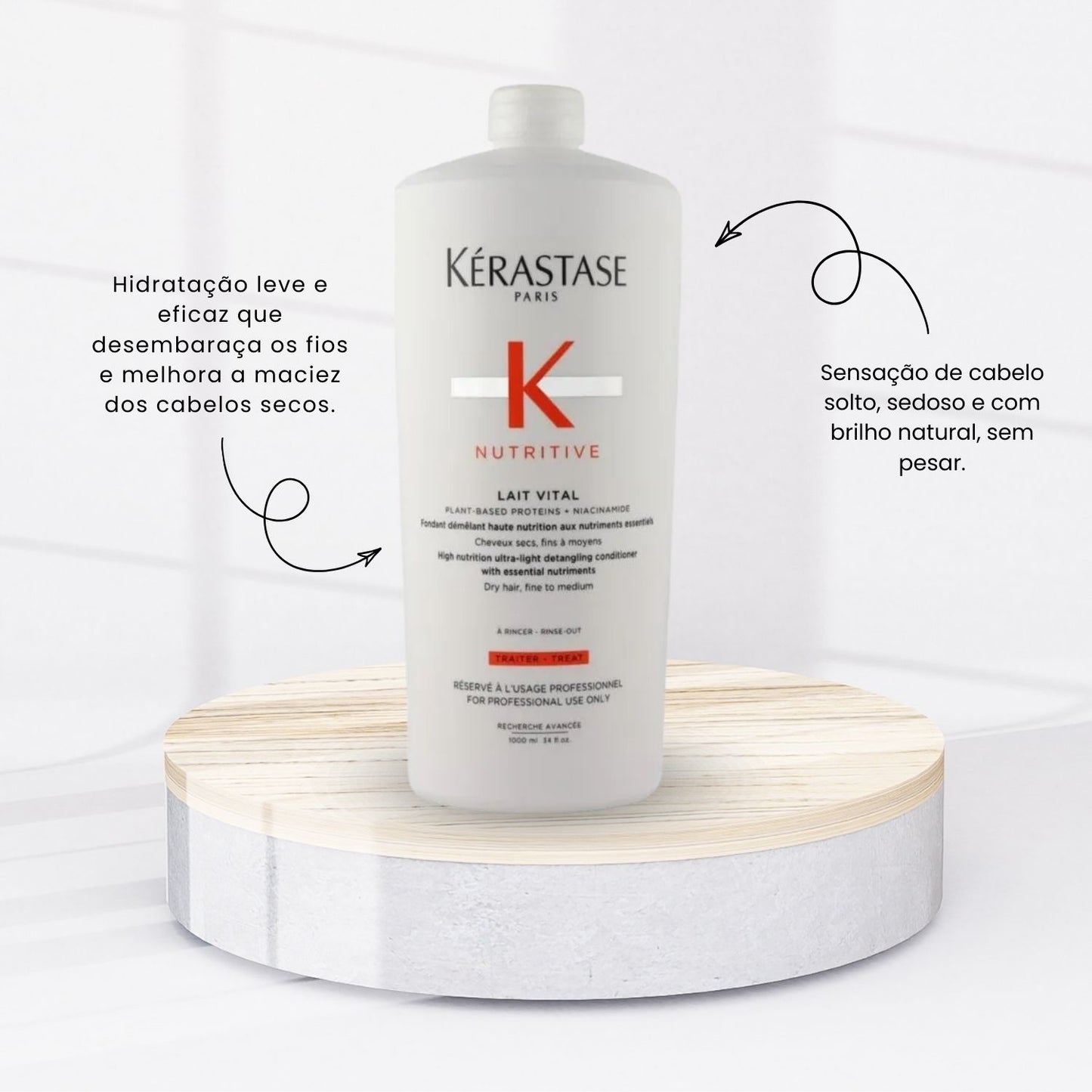 Condicionador Kérastase Nutritive Lait Vital 1 Litro