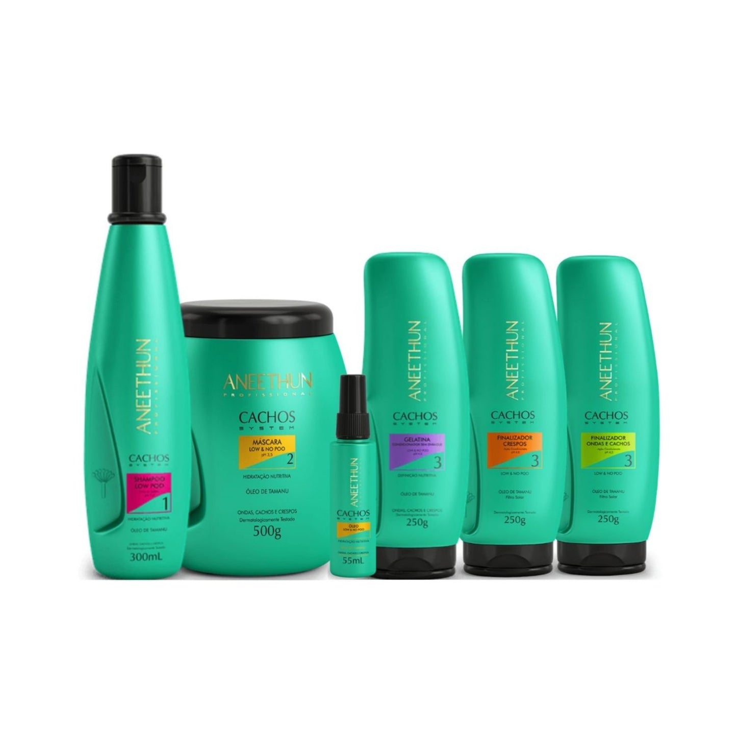 Kit Aneethun Cachos Completo para Cabelo Cacheado