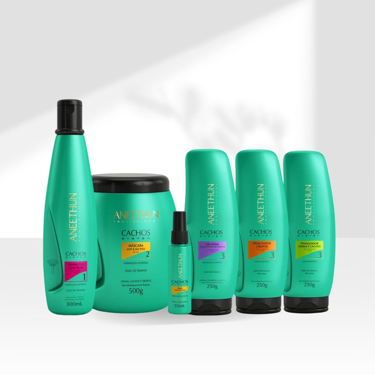 Kit Aneethun Cachos Completo para Cabelo Cacheado