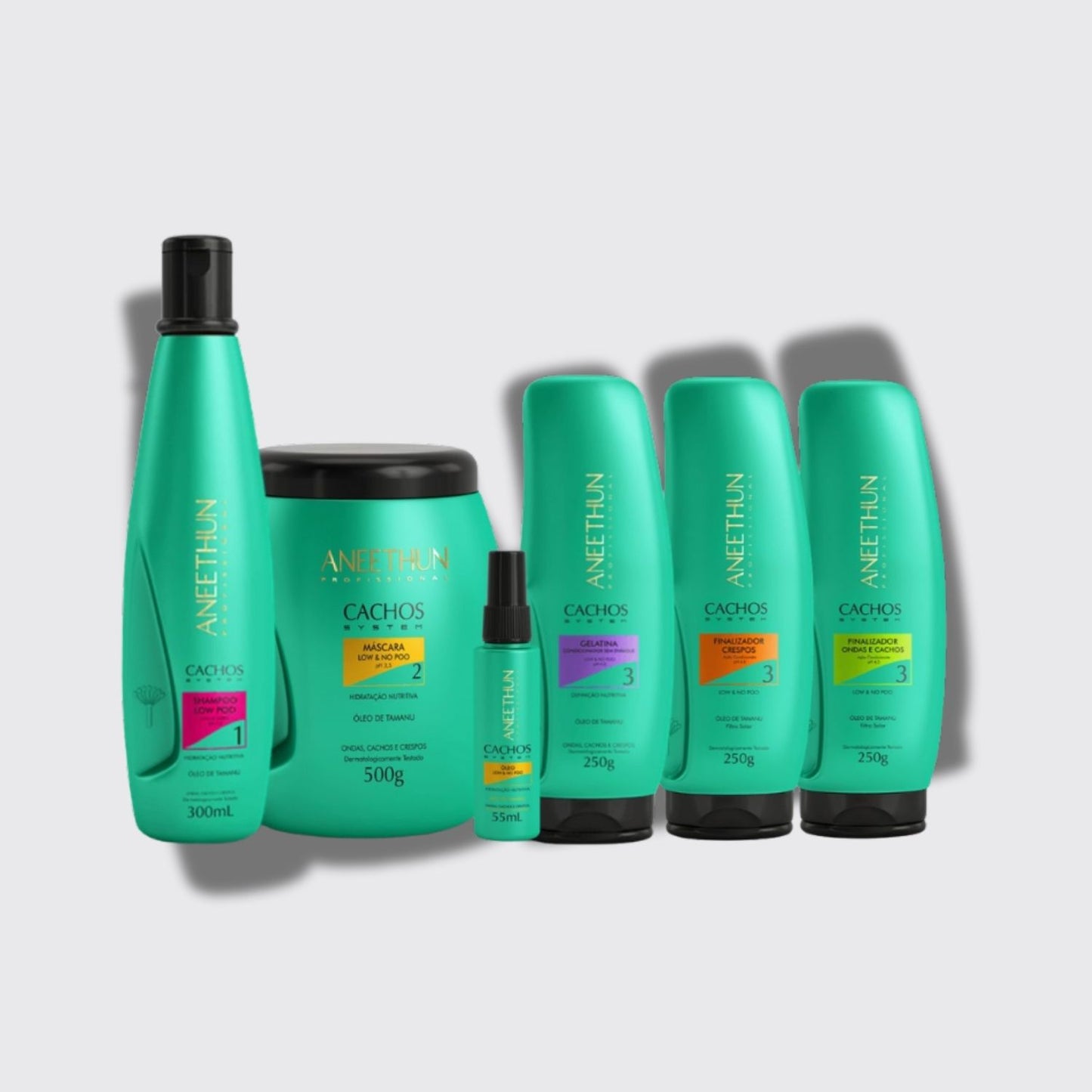 Kit Aneethun Cachos Completo para Cabelo Cacheado