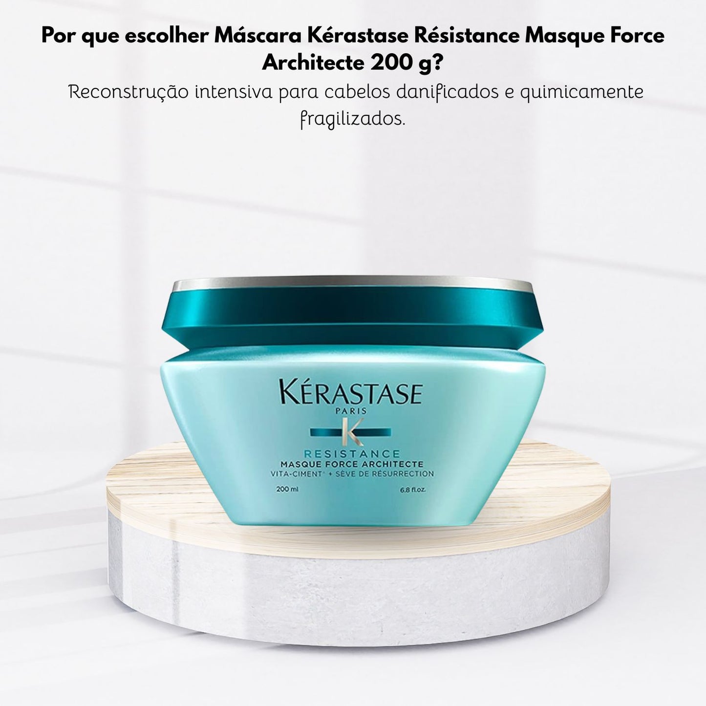 Máscara Kérastase Résistance Masque Force Architecte 200 g
