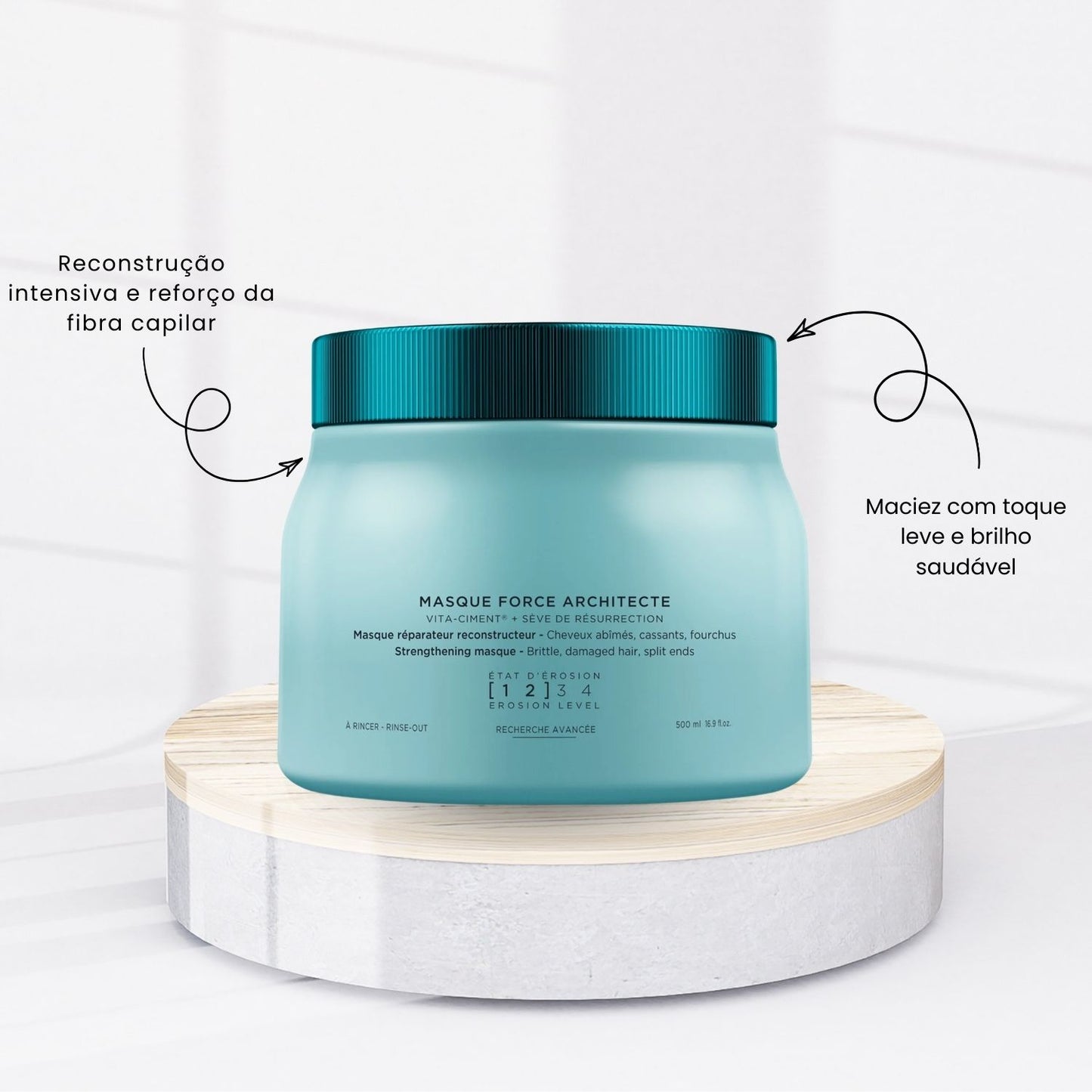 Máscara Kérastase Résistance Masque Force Architecte 500 ml