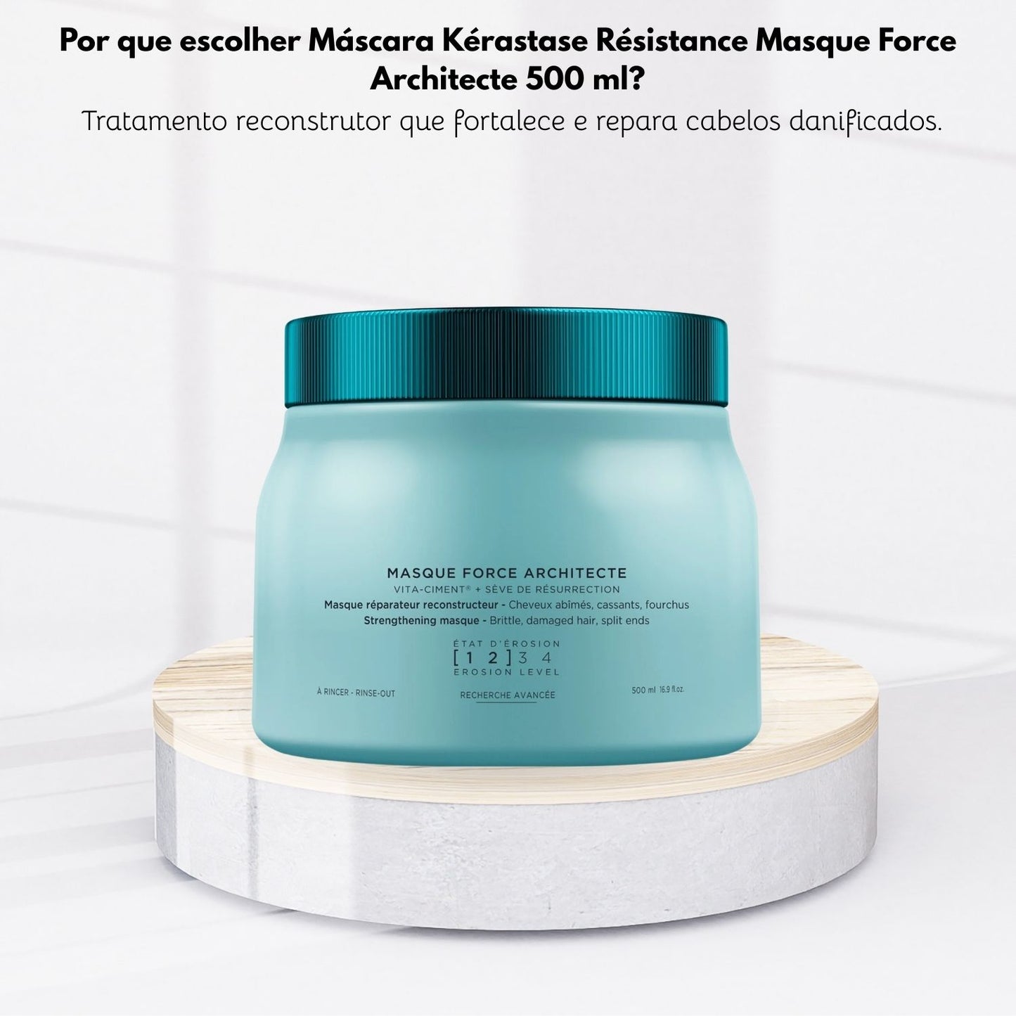 Máscara Kérastase Résistance Masque Force Architecte 500 ml