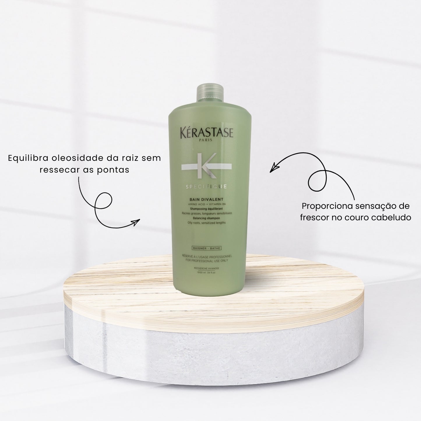 Shampoo Kérastase Spécifique Bain Divalent 1 Litro