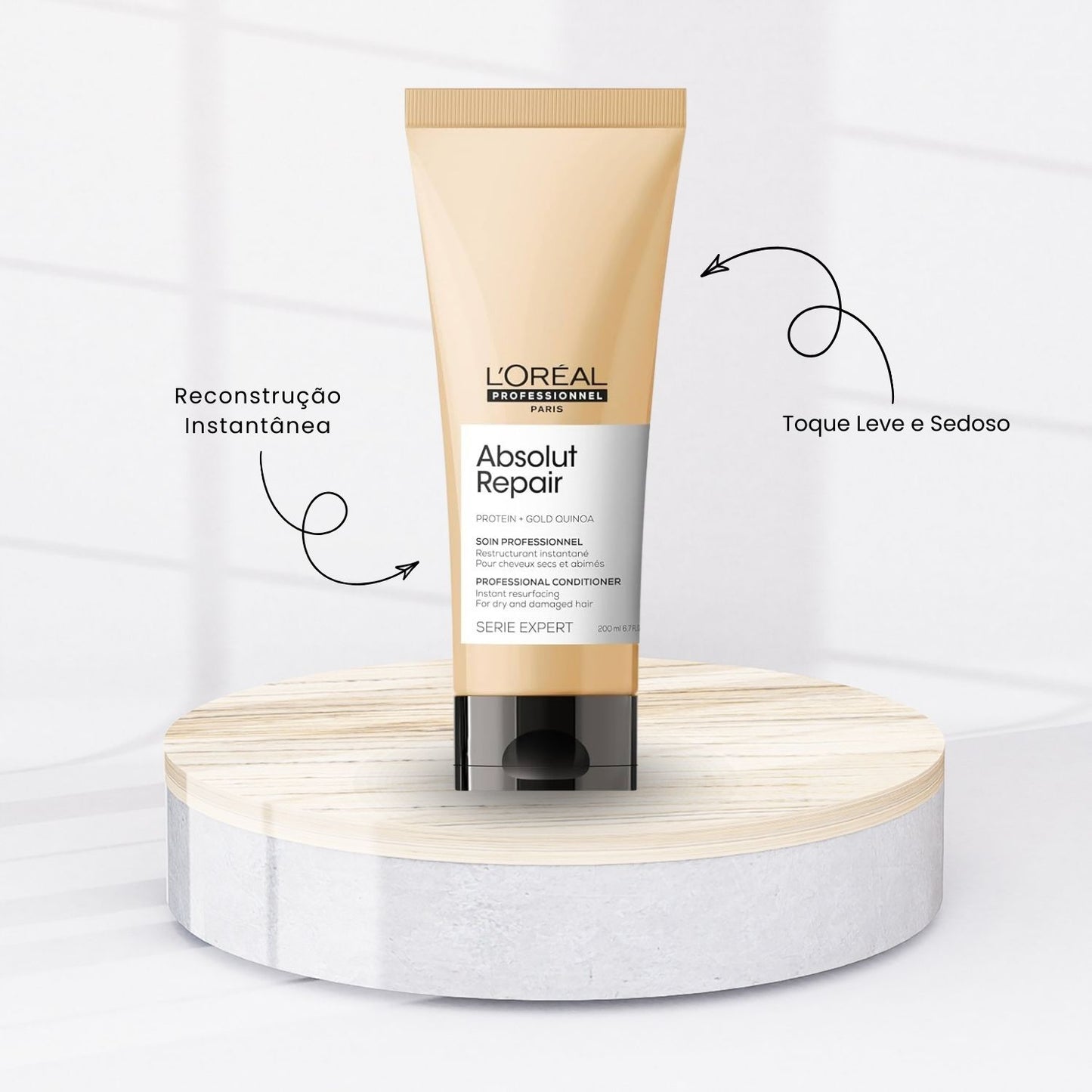 Condicionador Loreal Absolut Repair Gold Quinoa 200 ml