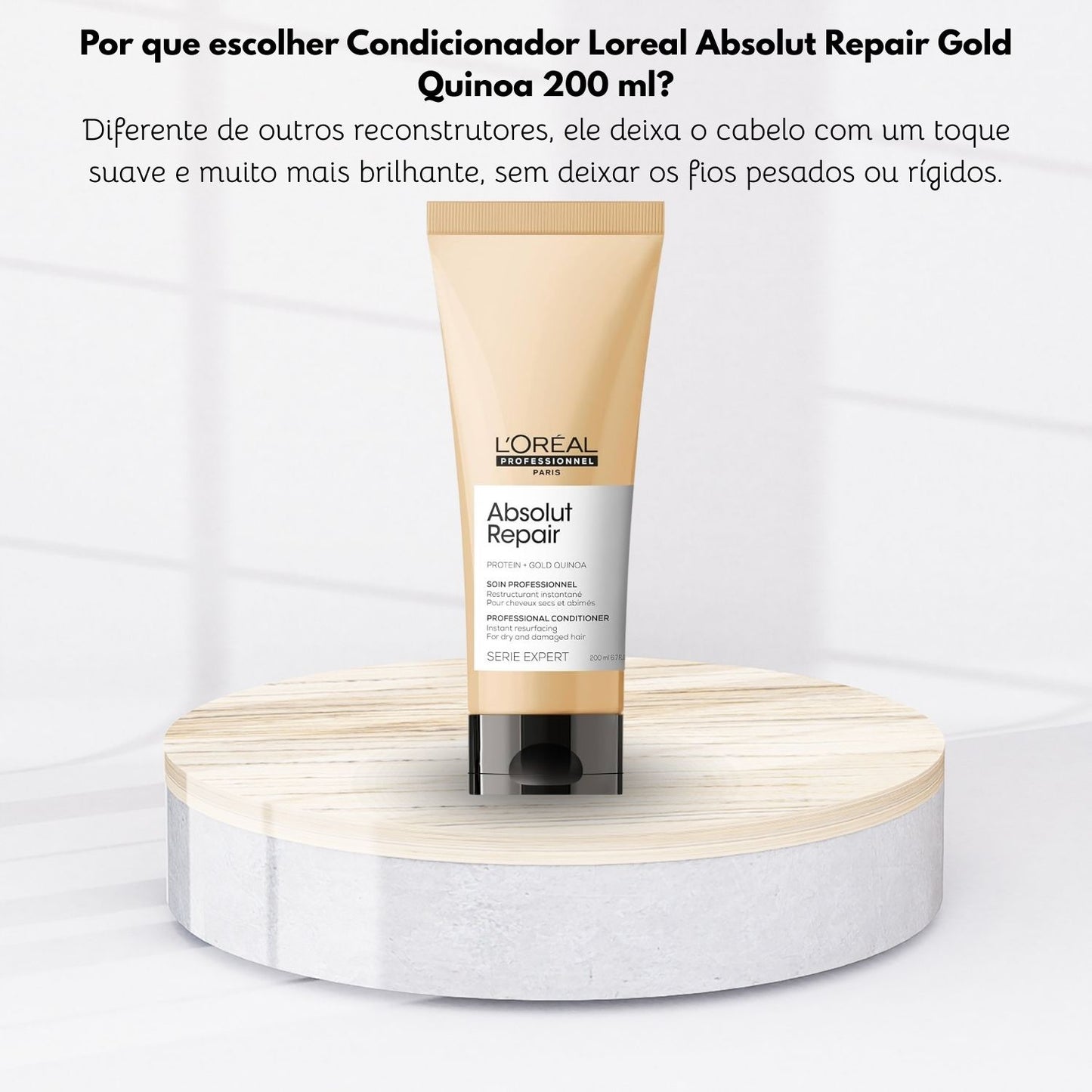 Condicionador Loreal Absolut Repair Gold Quinoa 200 ml