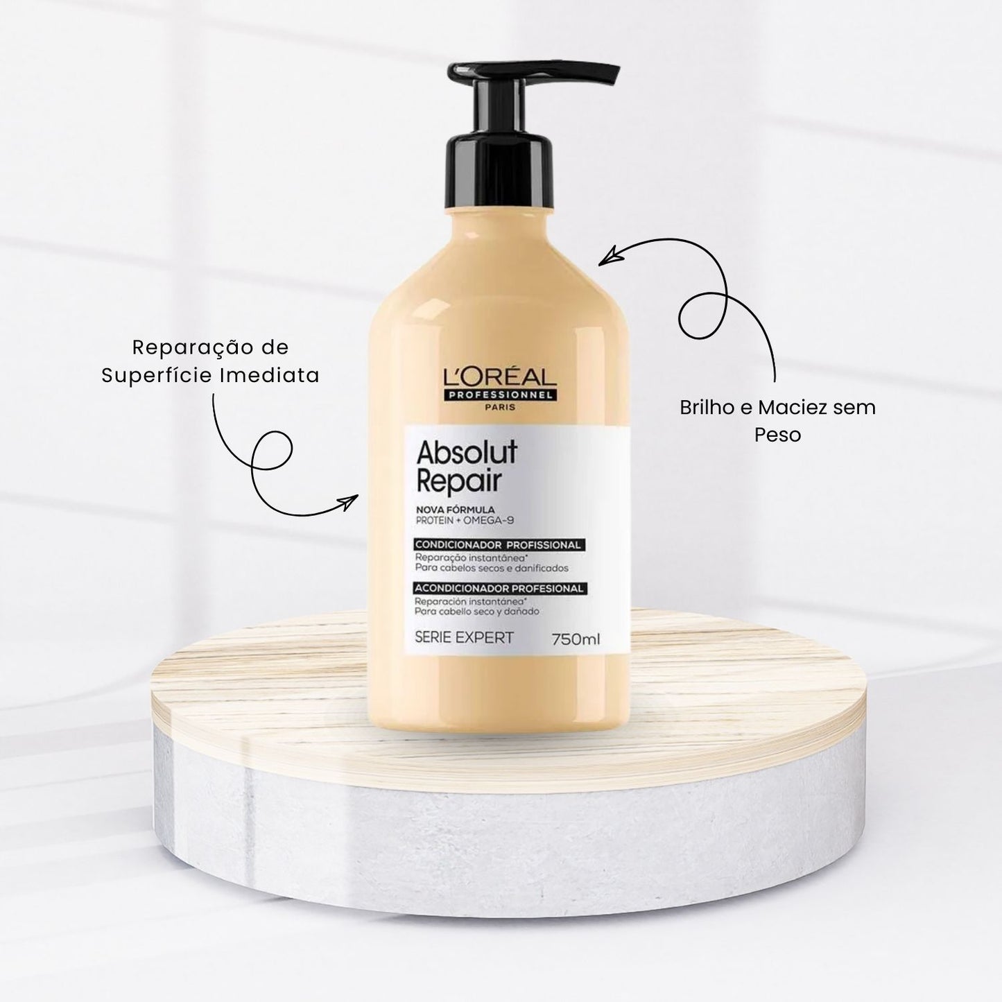 Condicionador Loreal Absolut Repair Gold Quinoa 750 ml