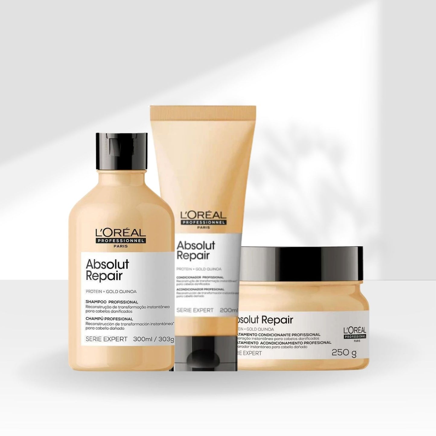 Kit Loreal Absolut Repair Gold Quinoa Médio