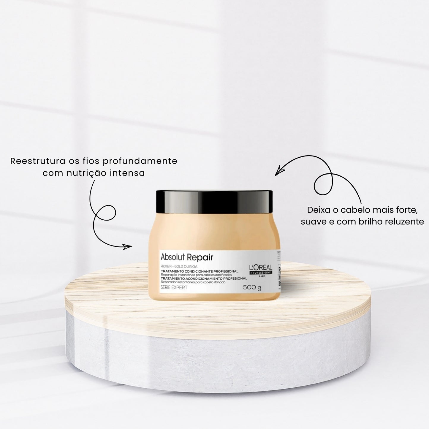 Máscara Loreal Absolut Repair Gold Quinoa 500 g