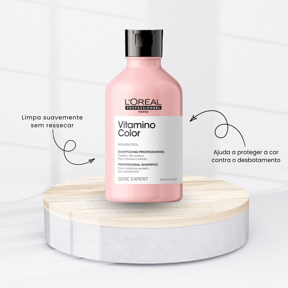 Kit Loreal Vitamino Color Shampoo 300 ml + Condicionador 200 ml + Máscara 250 g