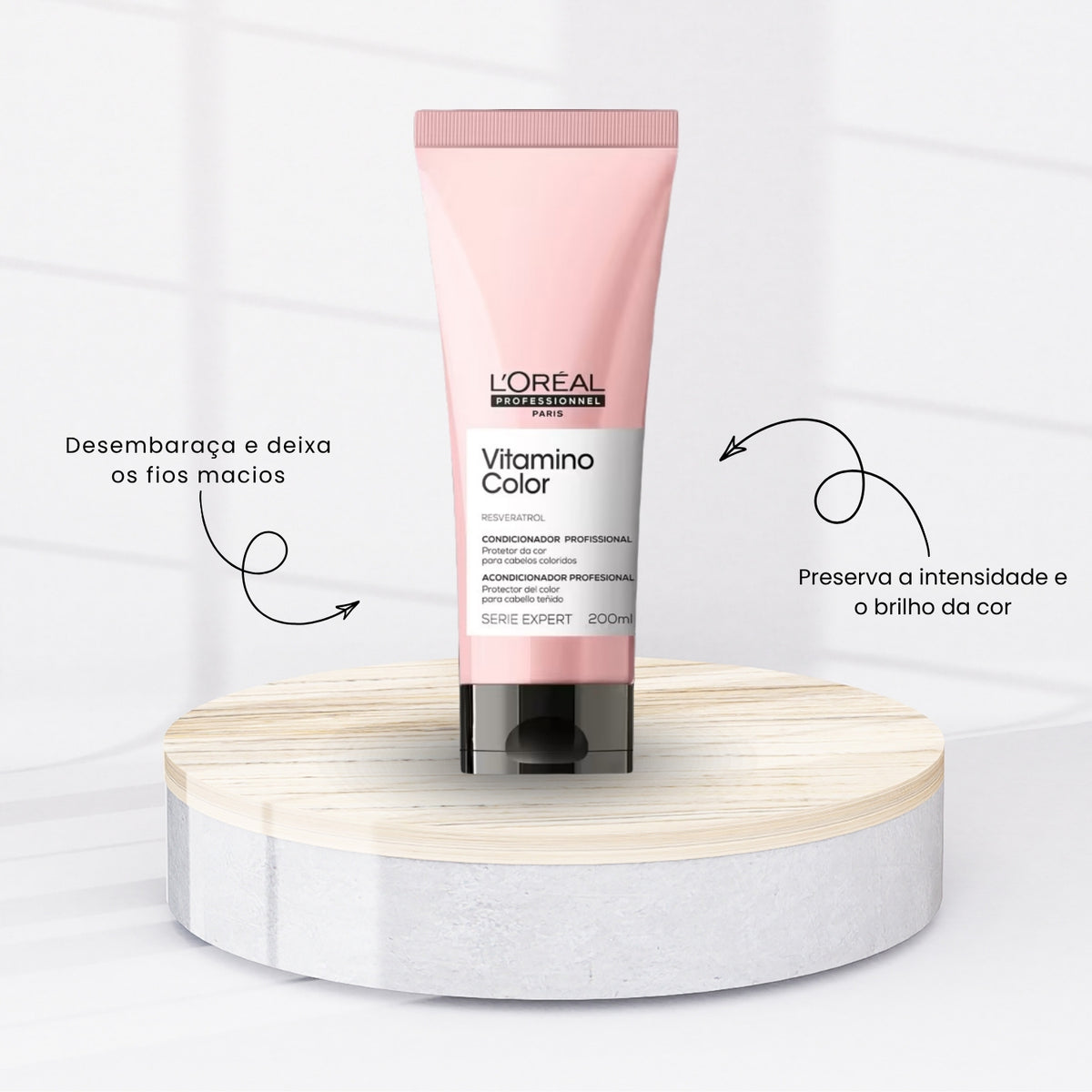 Kit Loreal Vitamino Color Shampoo 300 ml + Condicionador 200 ml + Máscara 250 g