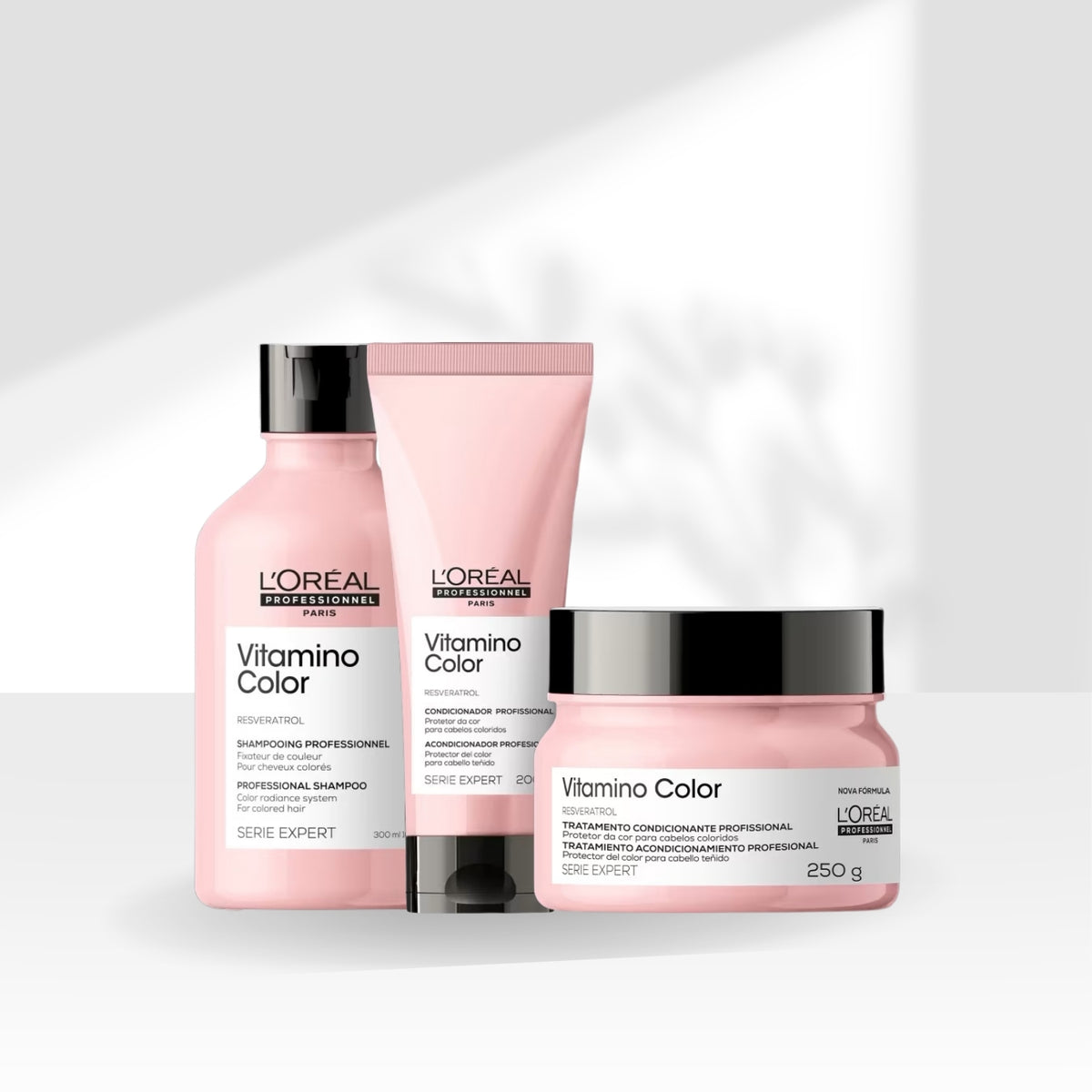 Kit Loreal Vitamino Color Shampoo 300 ml + Condicionador 200 ml + Máscara 250 g