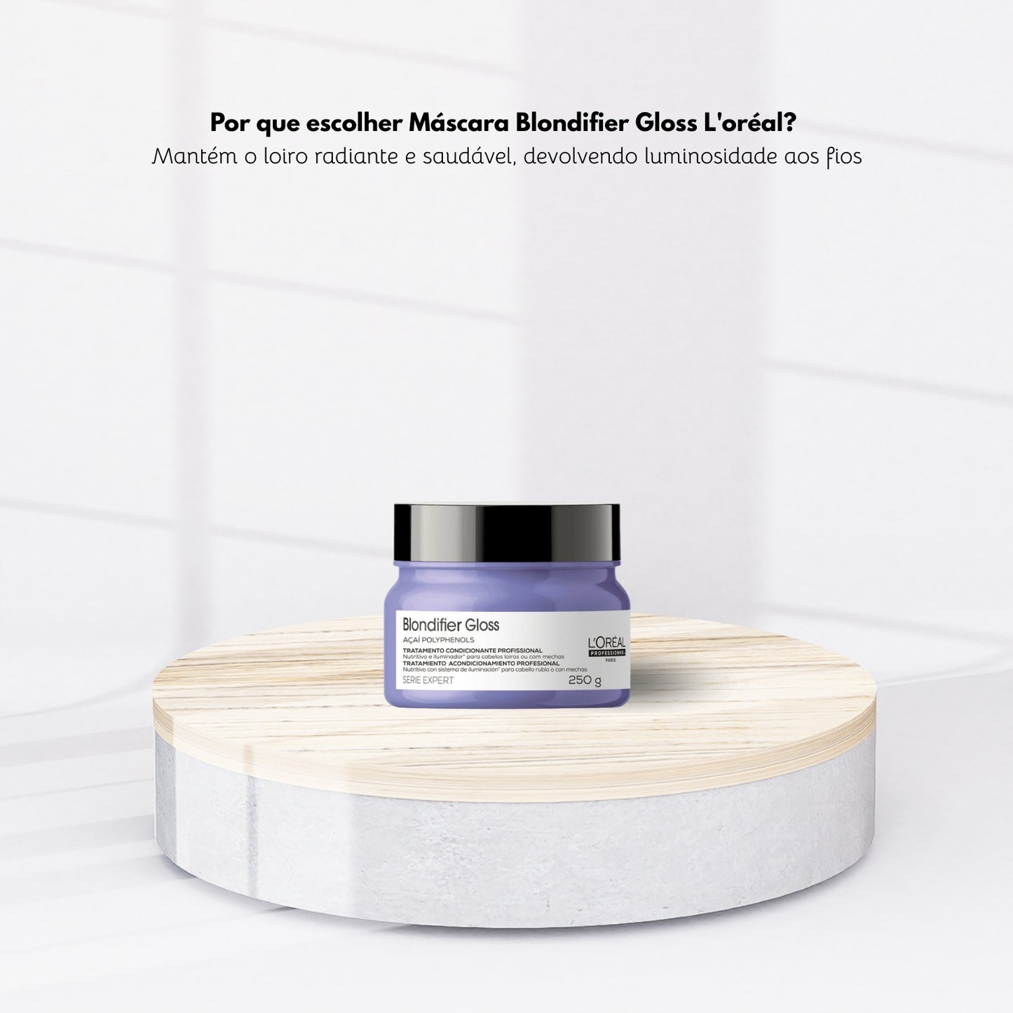 Máscara Loreal Blondifier Gloss 250 g