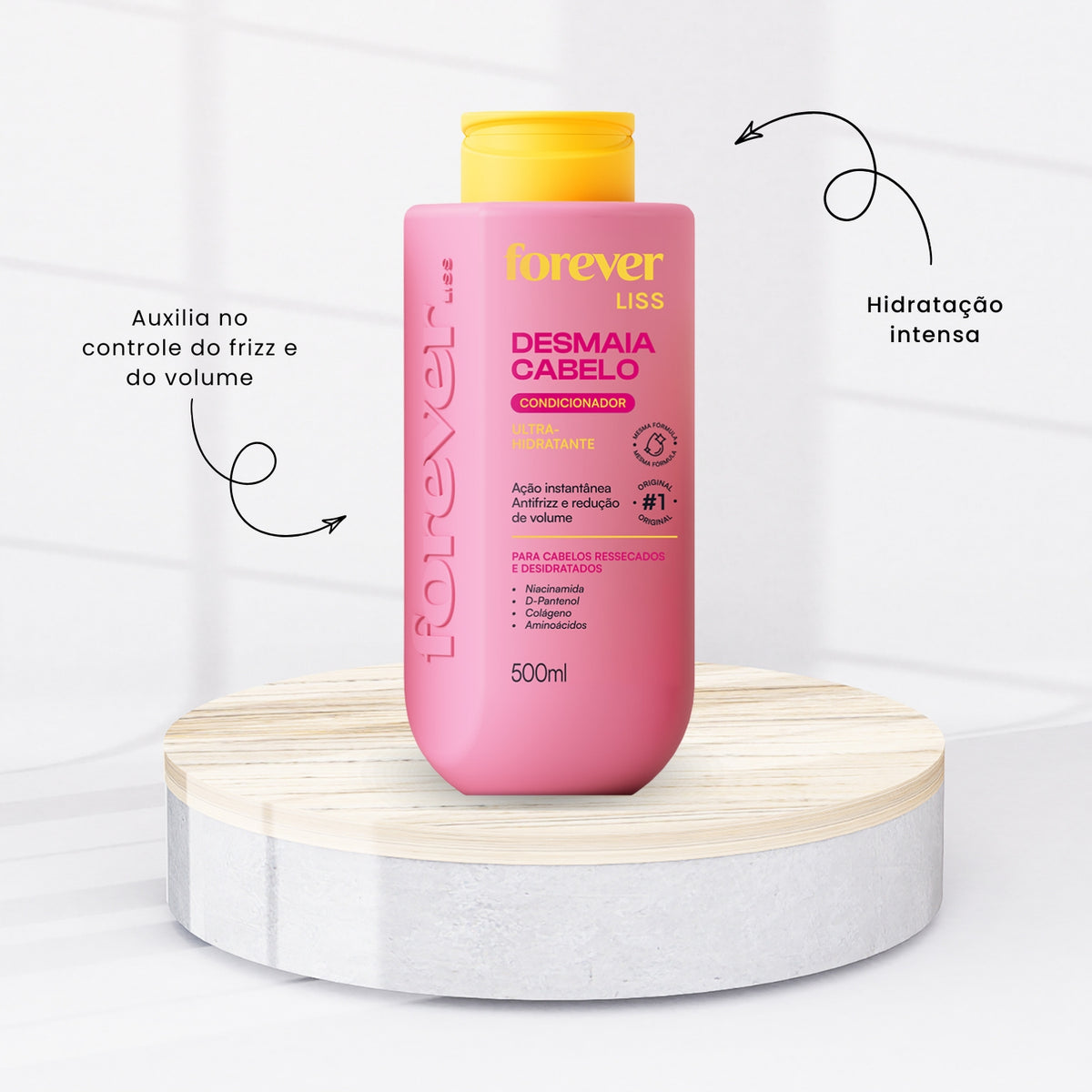 Kit Forever Liss Desmaia Cabelo Tratamento Capilar Home